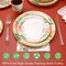 Floral Party Supplies – Bridal Shower Paper Plates & Napkins Set for 24 Guests, Disposable Dinnerware Kit with Plates, Cups & Cutlery for Baby Shower or Tea Party